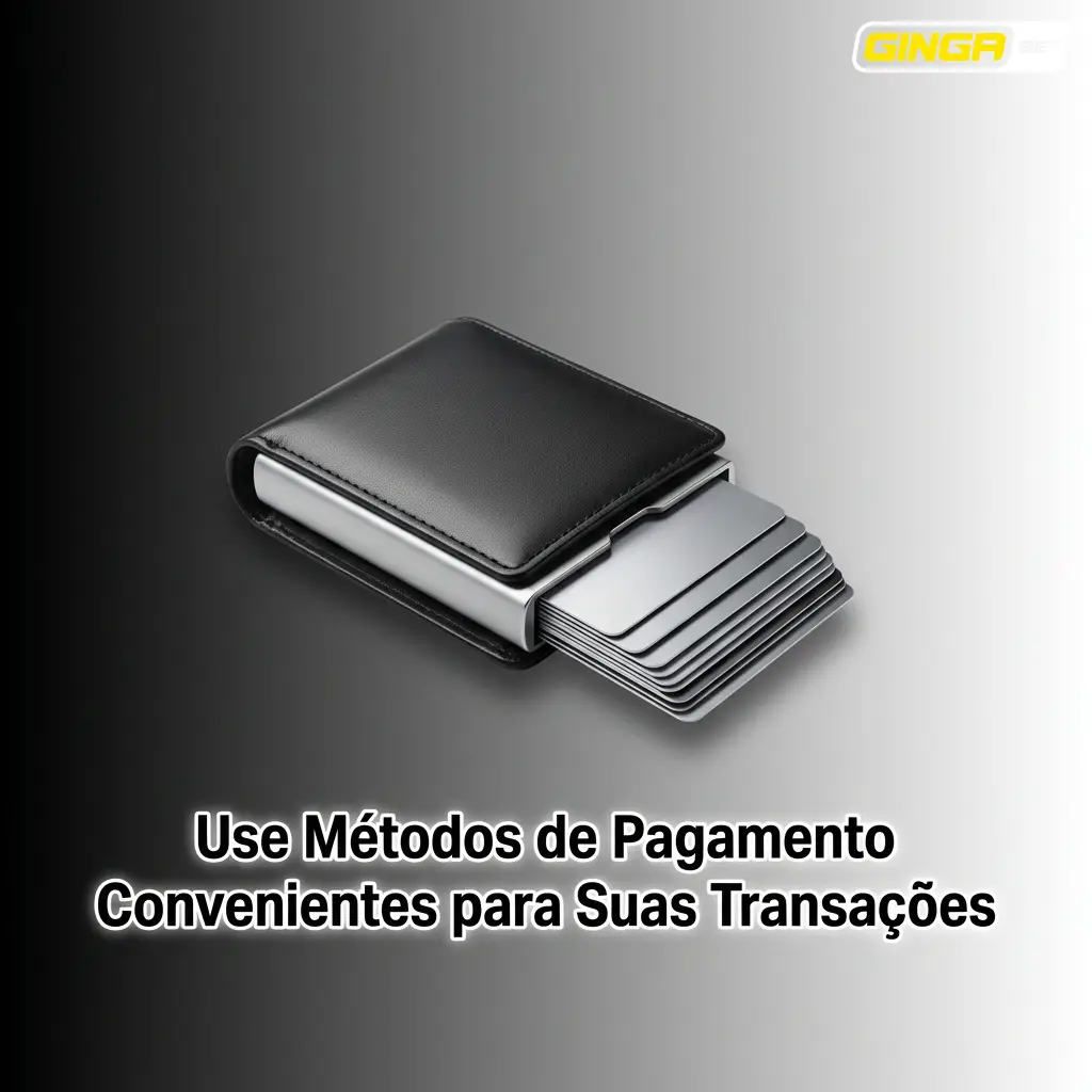 Métodos de pagamento Gingabet: Pix, Boleto, Visa, Mastercard e Carteira Digital com segurança SSL