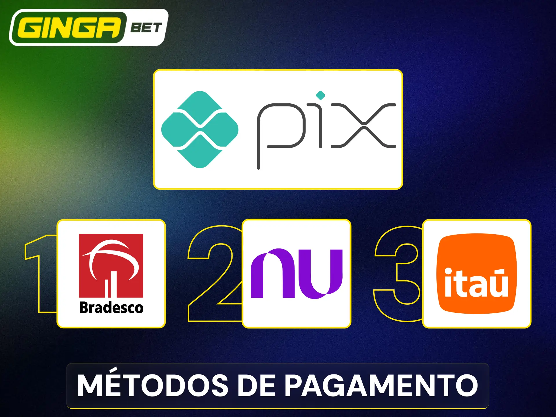 Escolha métodos seguros para depositar e sacar dinheiro na Gingabet.