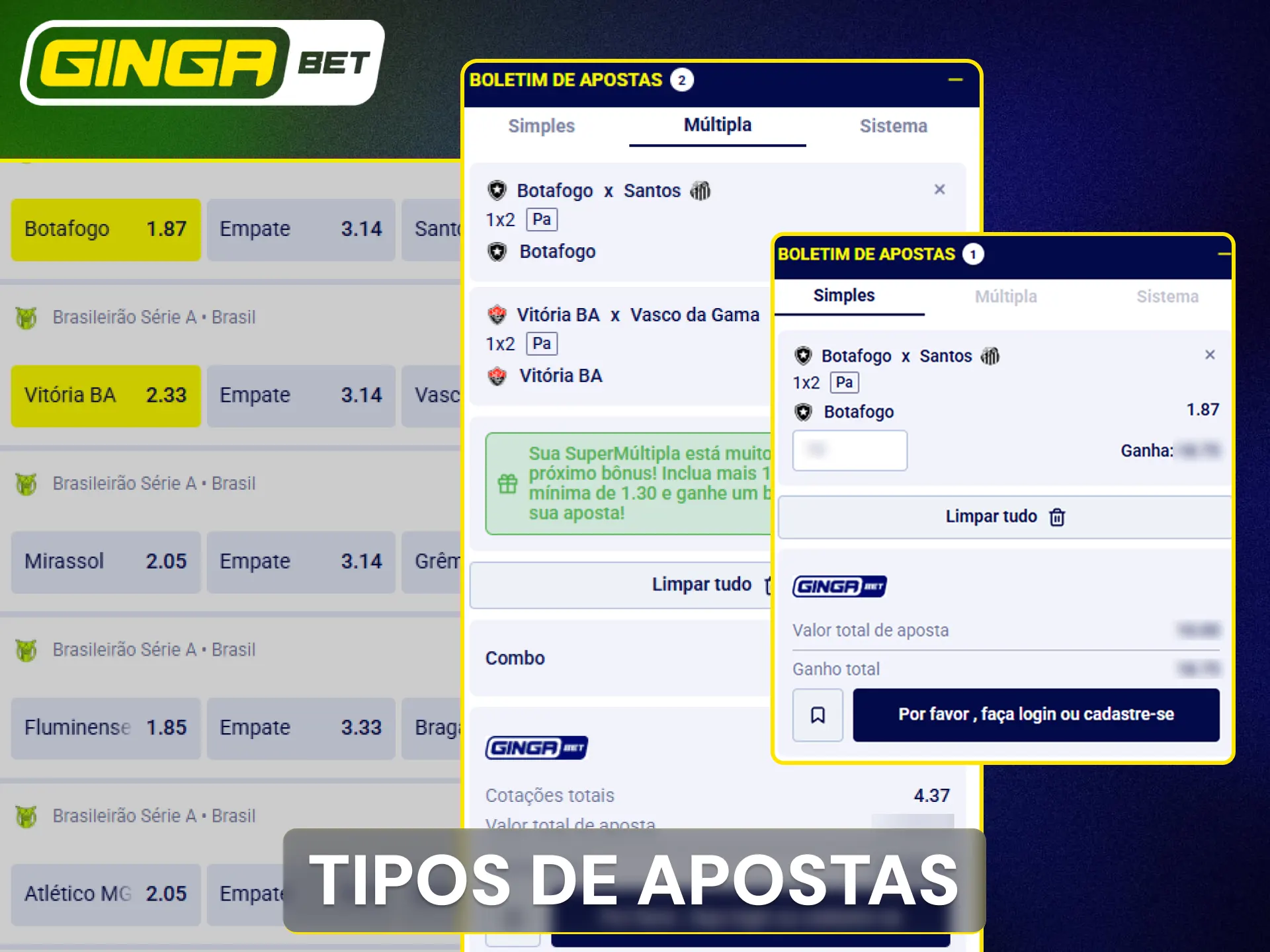 Explore as diferentes modalidades de palpites para lucrar muito na Gingabet.
