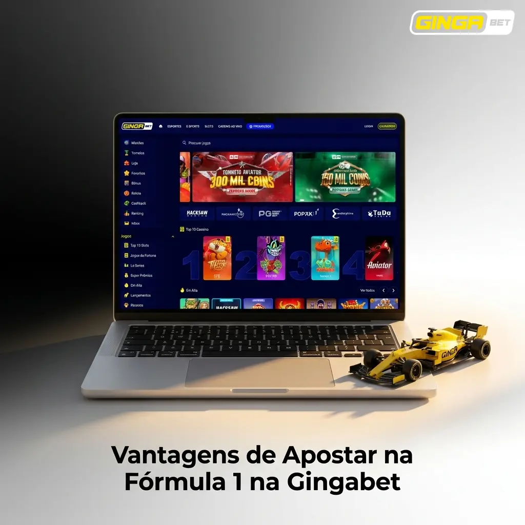 Vantagens de apostar na Fórmula 1 na Gingabet: mercados, odds ao vivo, Pix e app Android